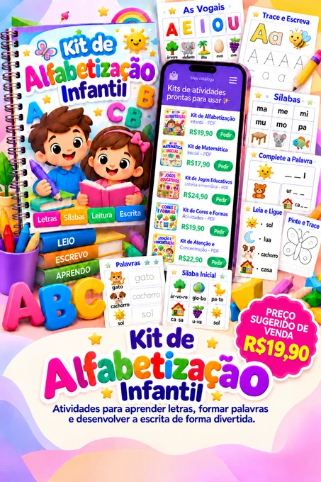 Kit de Alfabetização Infantil
